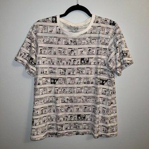 Uniqlo Peanuts 70 Years Snoopy Comic Strip Shirt